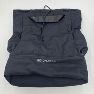 Beyond Yoga Black Drawstring Convertible Back Pack